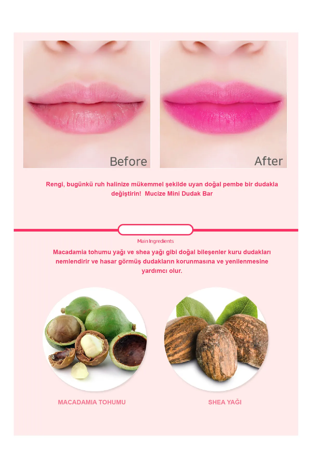 RIVECOWE Bitkisel İçerikli Miracle Mini Lip Bar - Görsel 4