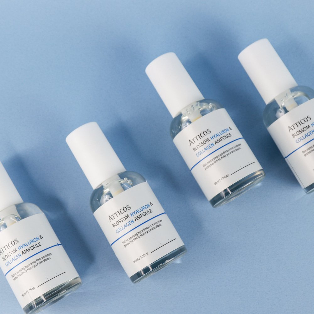 ATTICOS Blossom Hyaluron & Collagen Ampoule Nemlendirici Serum - Görsel 4