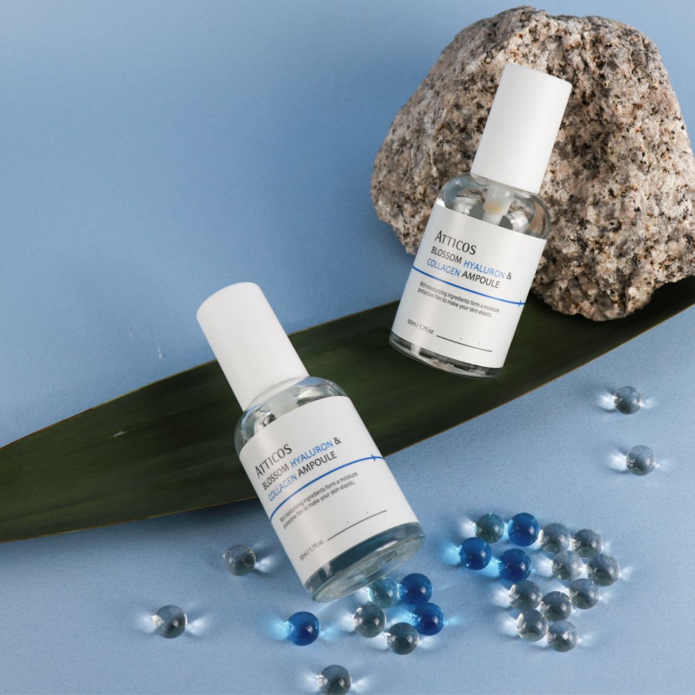 ATTICOS Blossom Hyaluron & Collagen Ampoule Nemlendirici Serum - Görsel 6