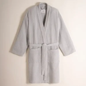 Bornoz Kadın L-XL Gri - Celia Serisi