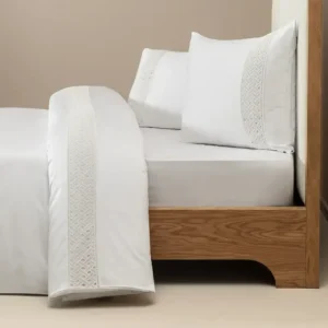 %100 Pamuk Saten Kumaş Nevresim Seti 240x220 cm - Delfina Serisi