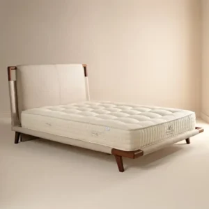 Saf İngiliz Yünü ve Organik Pamuk Isı Dengeleyici El Yapımı King Size Yatak 200x200 cm - Burlington