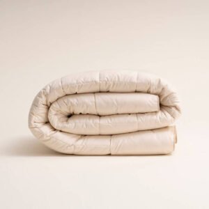 %100 İngiliz Yünü Dolgulu Pamuk Kumaş Bebek Yorganı - Wooly Pure Serisi